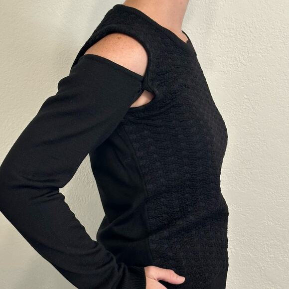 Piece D’Anarchive Wool Sweater size XS Midnight Blue Removable Sleeves Rare - Picture 5 of 14